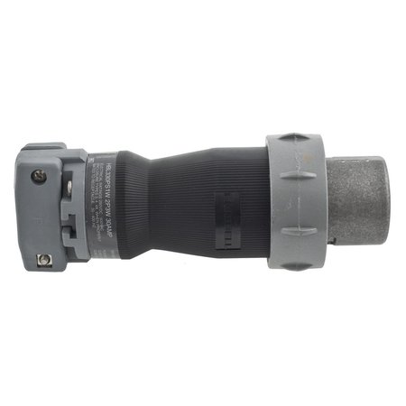 Hubbell Wiring Device-Kellems Watertight Insulgrip Plug, 2P3W, 30A 600V, Series 1 HBL330PS1W